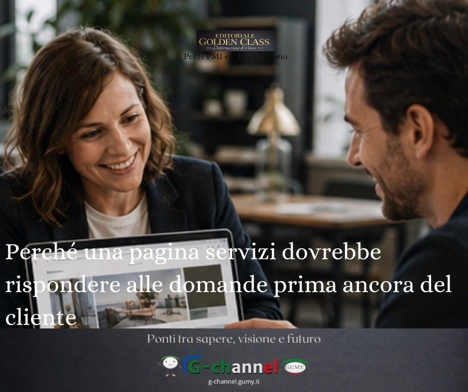 Perché una pagina servizi dovrebbe rispondere alle domande prima ancora del cliente
